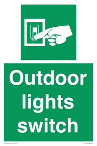 Outdoor lights switch